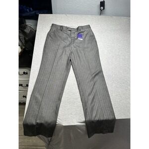 NWT Alan Flusser FF Slack Charcoal 36x34‎